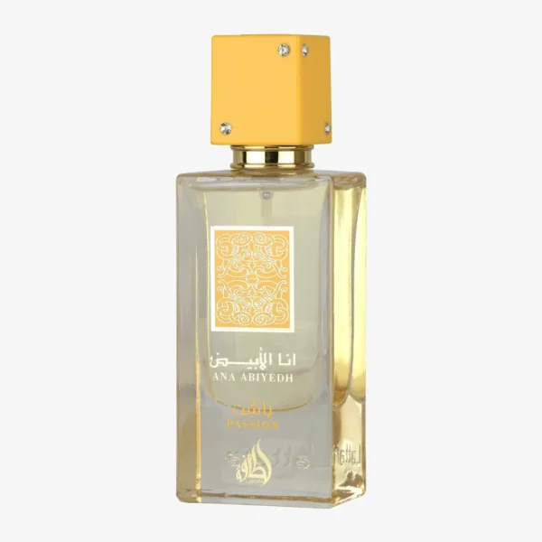 Lattafa Ana Abiyedh Passion Eau de Parfum bottle