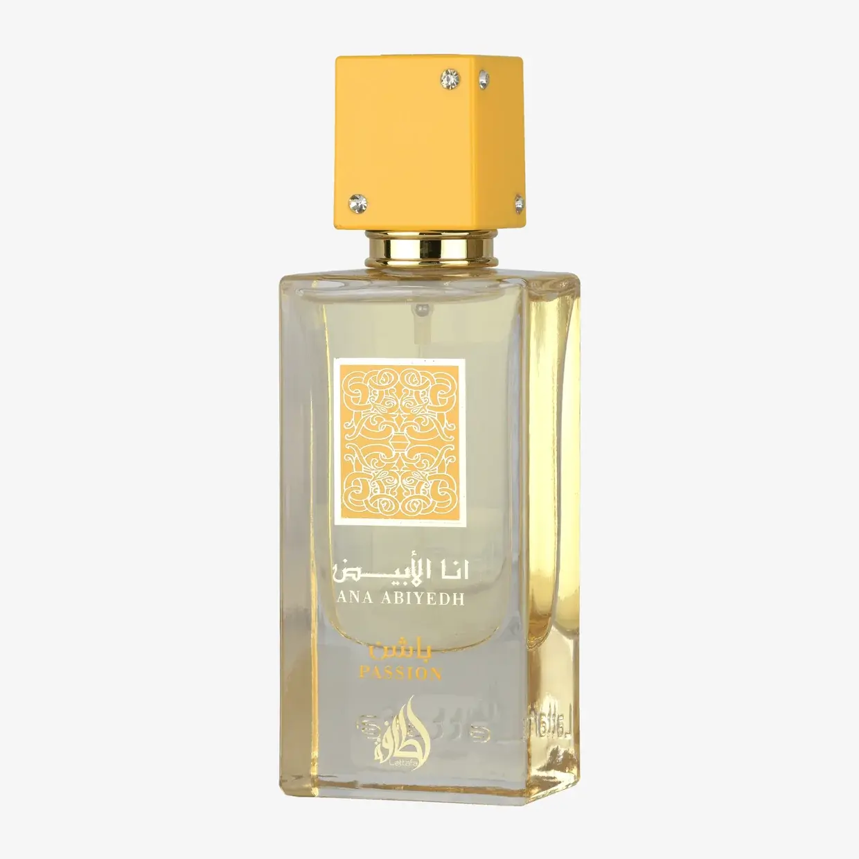 Lattafa Ana Abiyedh Passion Eau de Parfum bottle