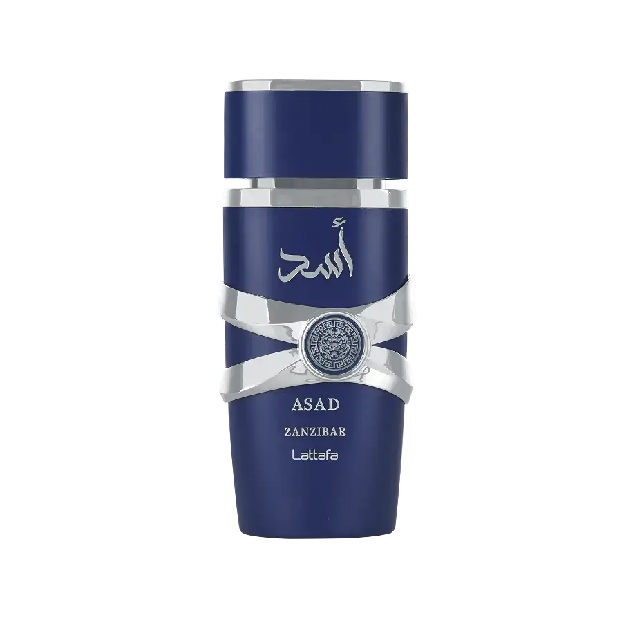 Lattafa Asad Zanzibar Eau de Parfum bottle